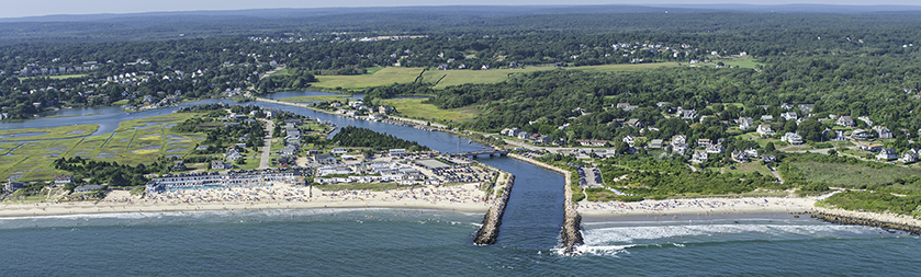 Aerial photo of Weekapaug